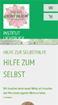 Mobile Screenshot of institutlichtblick.de